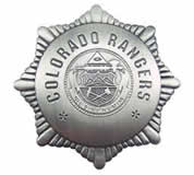 Colorado Rangers Badge 1861
